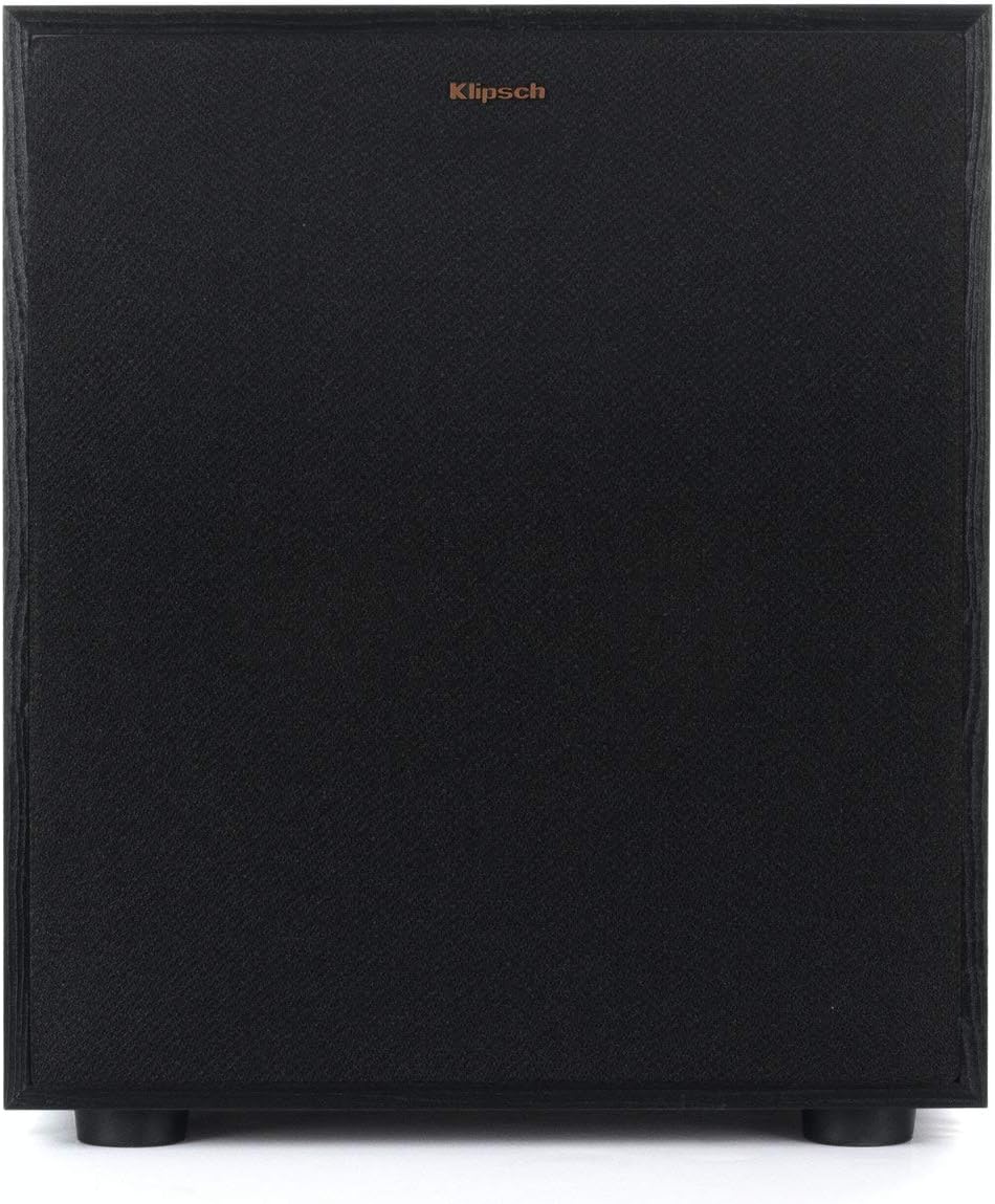 Klipsch R-100SW 10" Subwoofer, Incredibly Deep Bass and an All-digital Amplifier,14 5" x 12 5" x 16 4" - Image 4