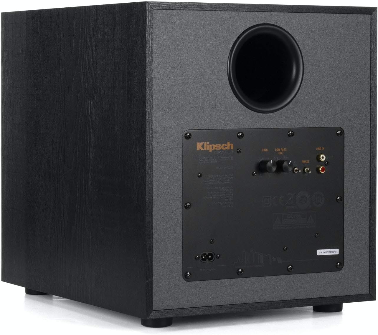 Klipsch R-100SW 10" Subwoofer, Incredibly Deep Bass and an All-digital Amplifier,14 5" x 12 5" x 16 4" - Image 5